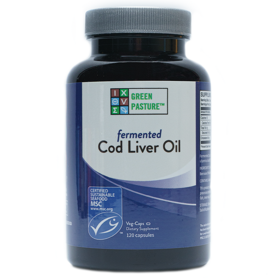The gold standard in pure fish fat/oil from the liver of the cod fish extracted through fermentation rather than cold/hot temps or chemical extraction as the rest of the industry uses. Deep dark rich color equals real life giving nutrients. 120 Capsules.