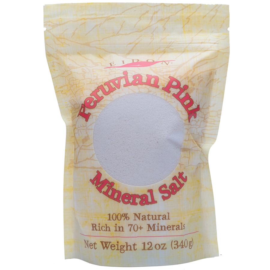 Front of Peruvian Pink Salt Pouch- 12oz