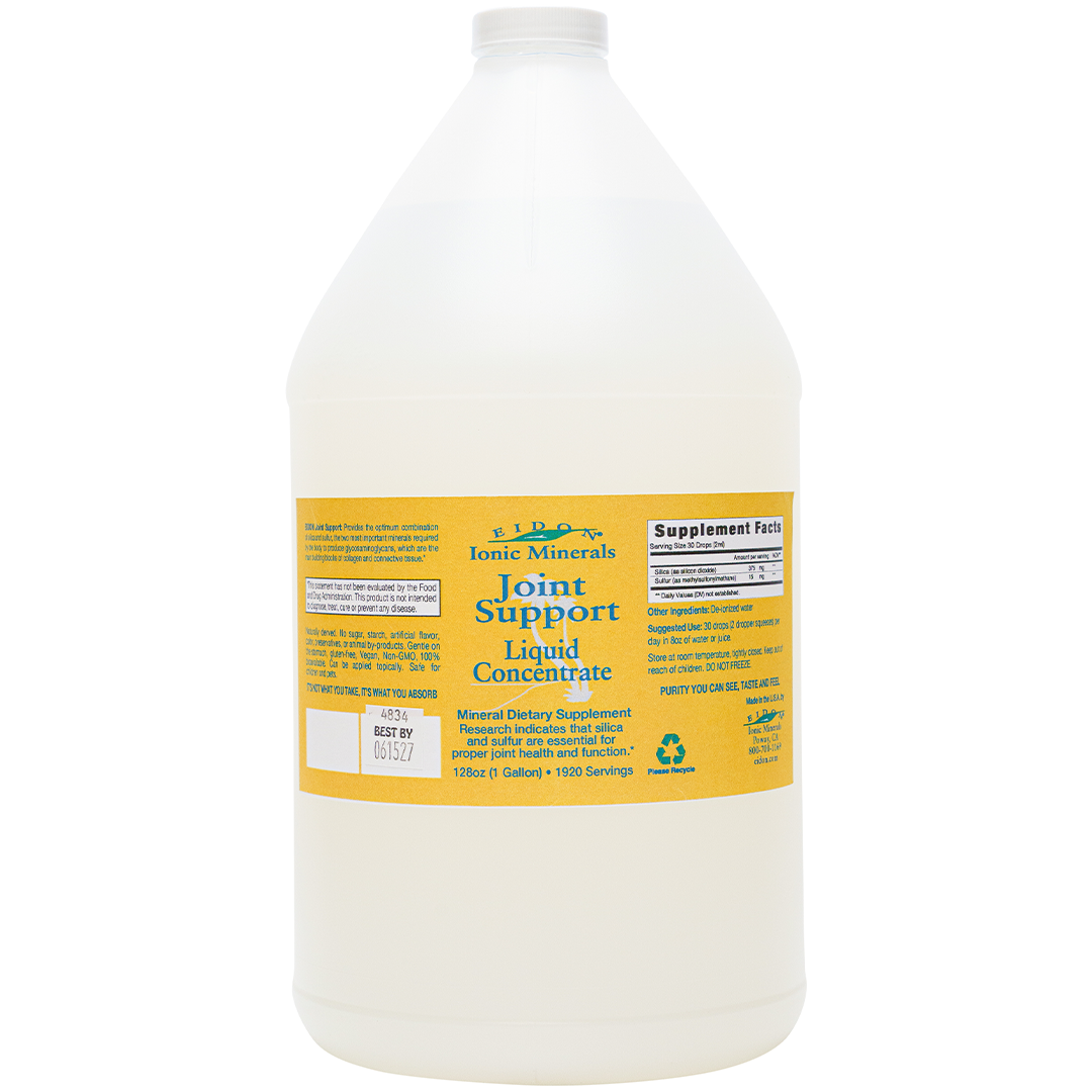 Liquid Ionic Joint Support Mineral Supplement | Eidon Ionic Minerals 1 Gallon Concentrate (HDPE, BPA-Free Plastic Bottle) Liquid Ionic Joint Support Mineral Supplement | Eidon Ionic Minerals 1 Gallon Concentrate (HDPE, BPA-Free Plastic Bottle)